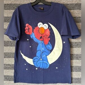 Vintage 90’s Changes Elmo Navy Blue Single Stitch T-Shirt Men’s Medium EUC